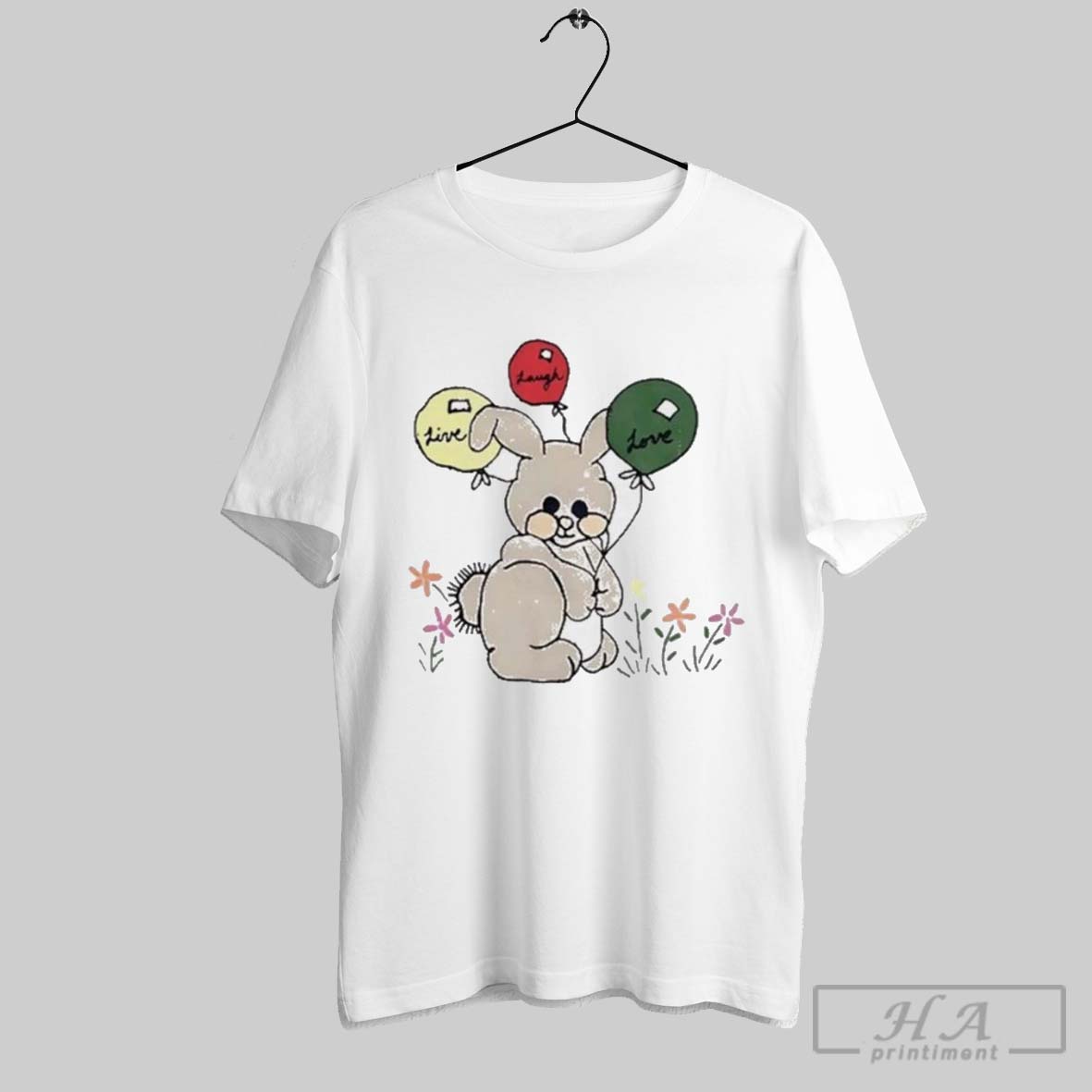 Original Live Laugh Love Bunny Tee Earl T Shirt