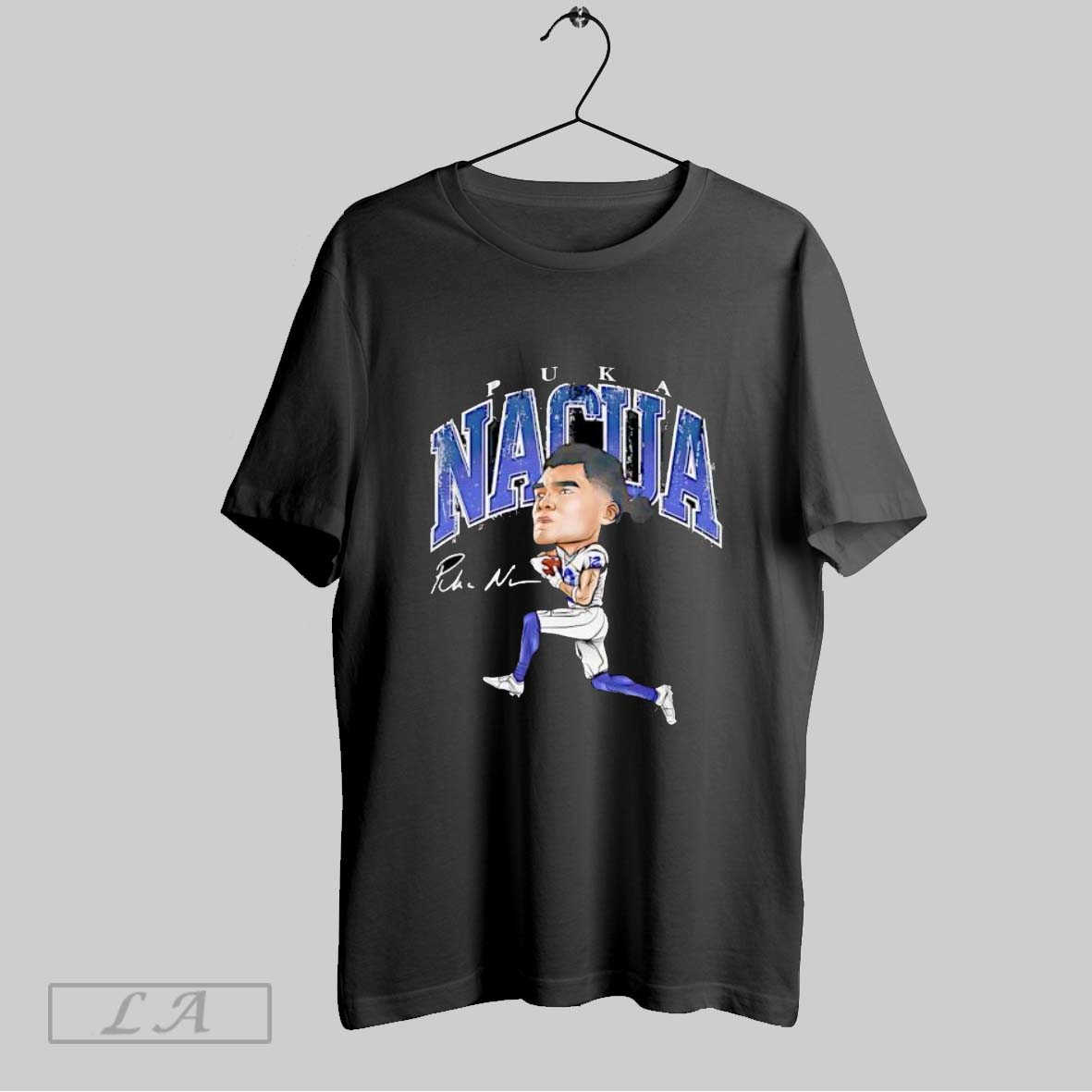 Original Los Angeles Rams Puka Nacua Cartoon Signature T Shirt Shirt