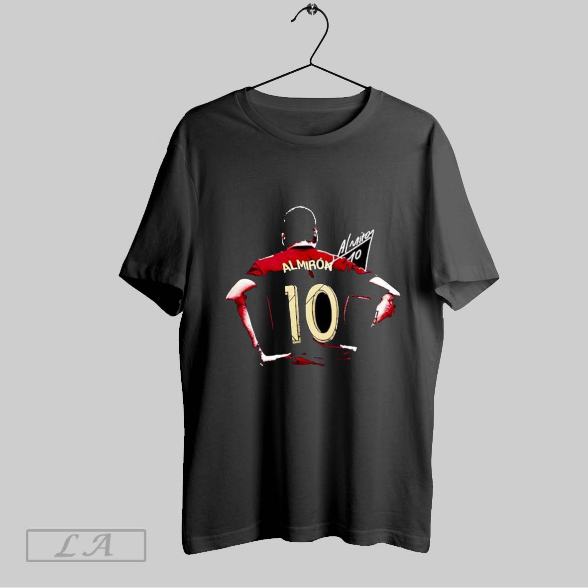 Original Miguel Almiron Atlanta United Bitmap Number 10 T Shirt Shirt
