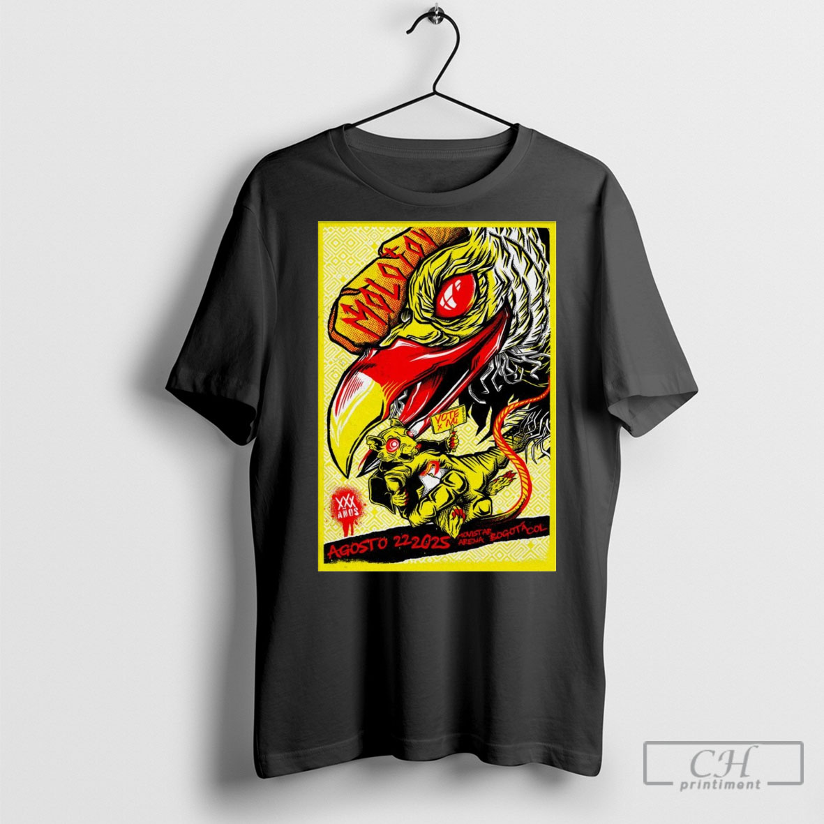 Original Molotov August 22 2025 Movistar Arena In Bogota Colombia T Shirts