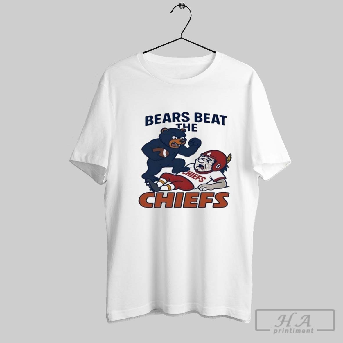 Original Nfl 2025 Chicago Bears Beat The Chiefs Shirt