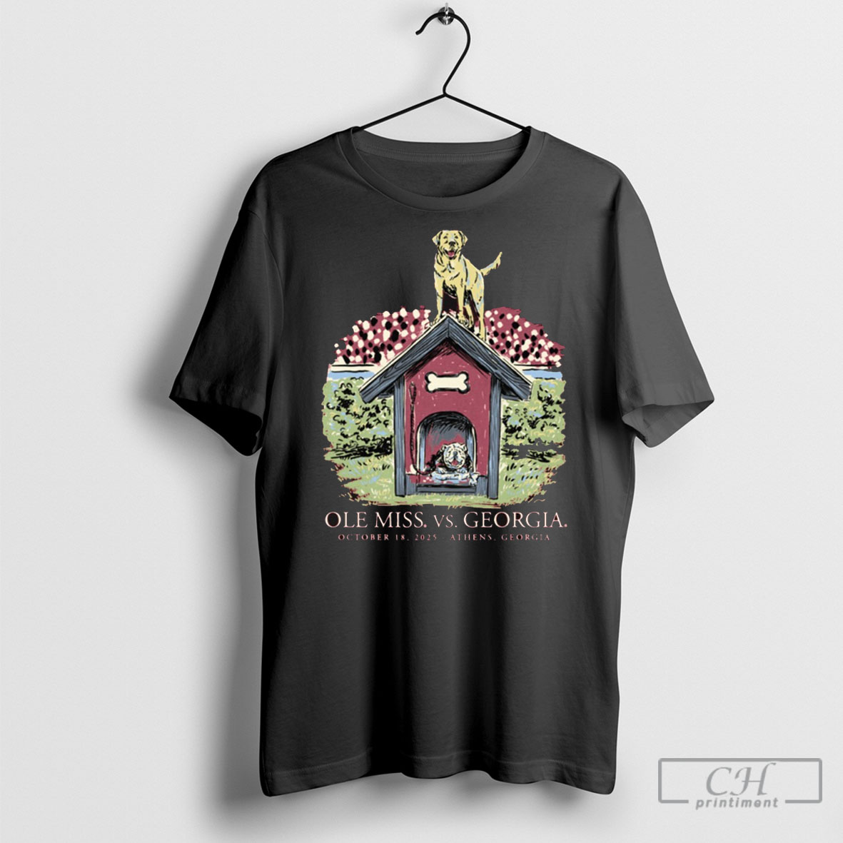 Original Ole Miss Rebels Vs Georgia Bulldogs Ncaa Game Day October 18 2025 Athens Georgia T Shirts