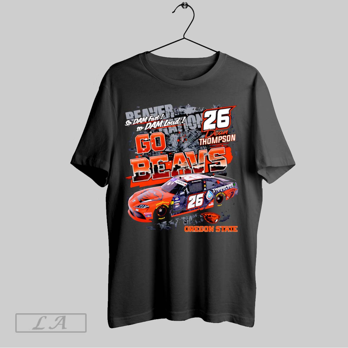 Original Oregon State Beavers Dean Thompson Car Shirt