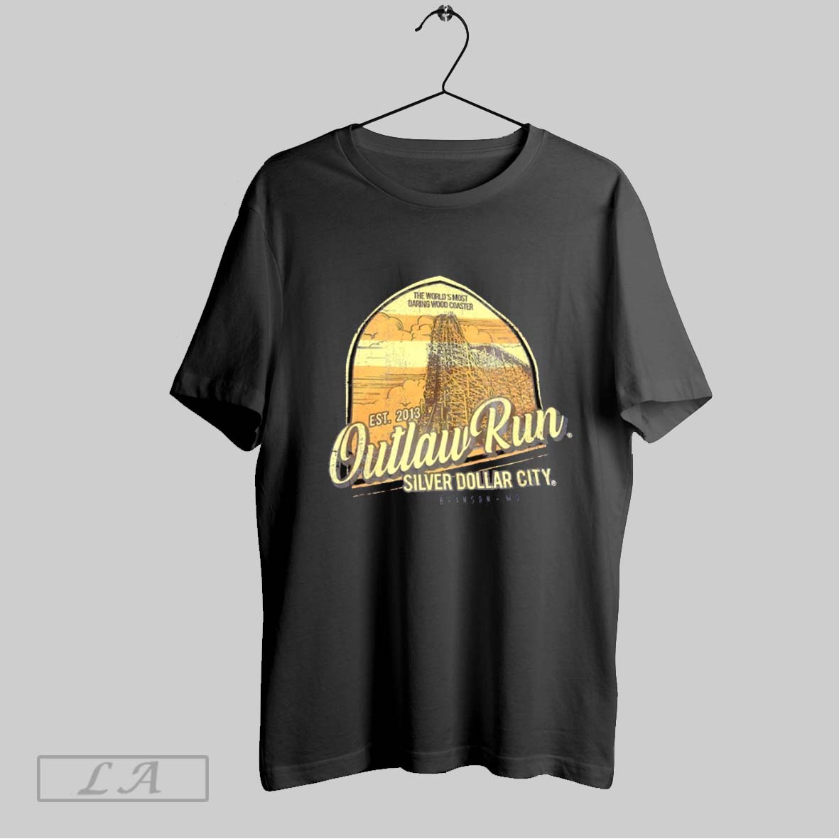Original Outlaw Run Silver Dollar City Est 2013 Shirt