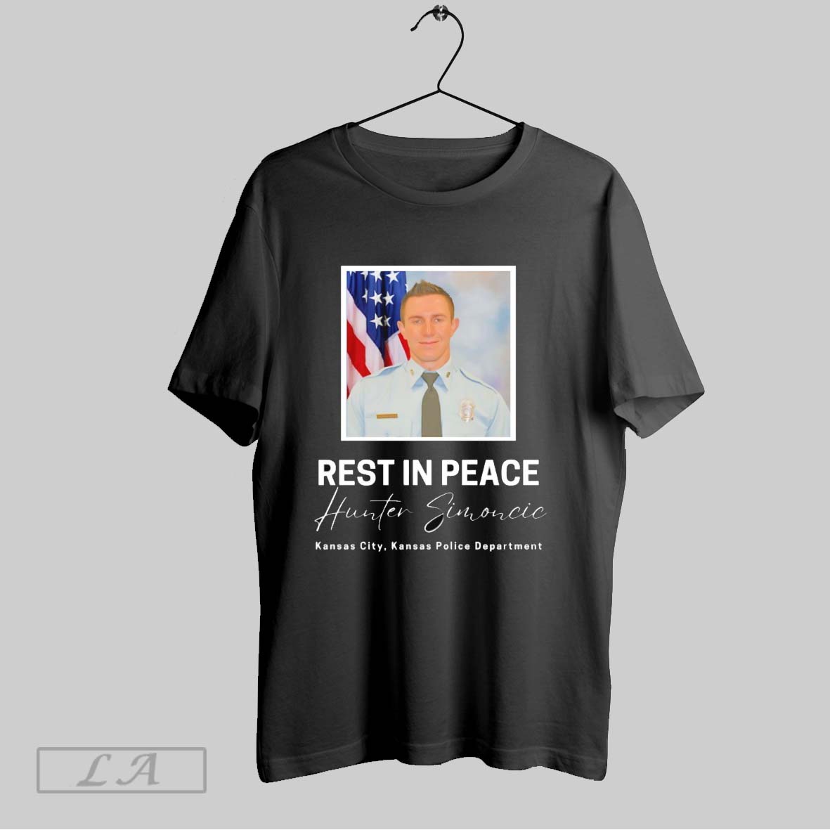 Original Rest In Peace Police Officer Hunter Simoncic Kansas City Shirt