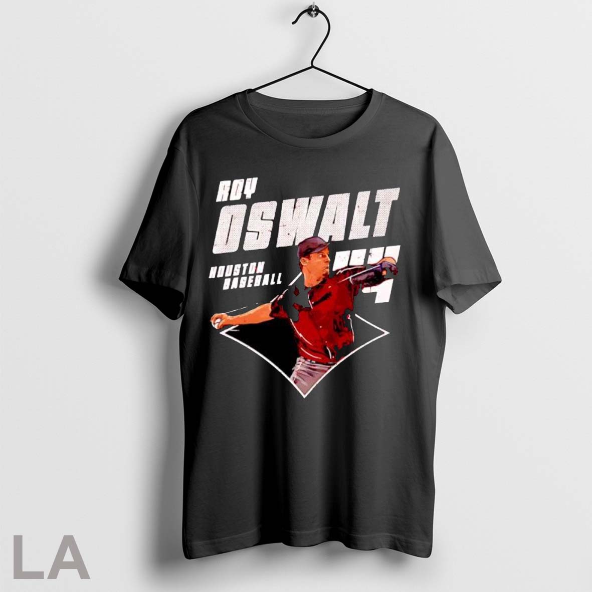 Original Roy Oswalt Houston Diamond 44 T Shirt Shirt