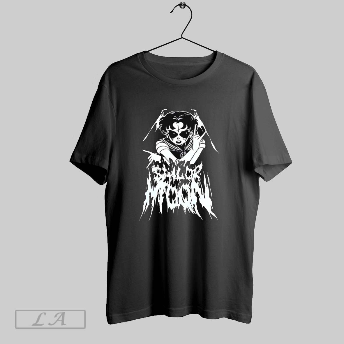 Original Sailor Moon Black Metal Parody Shirt