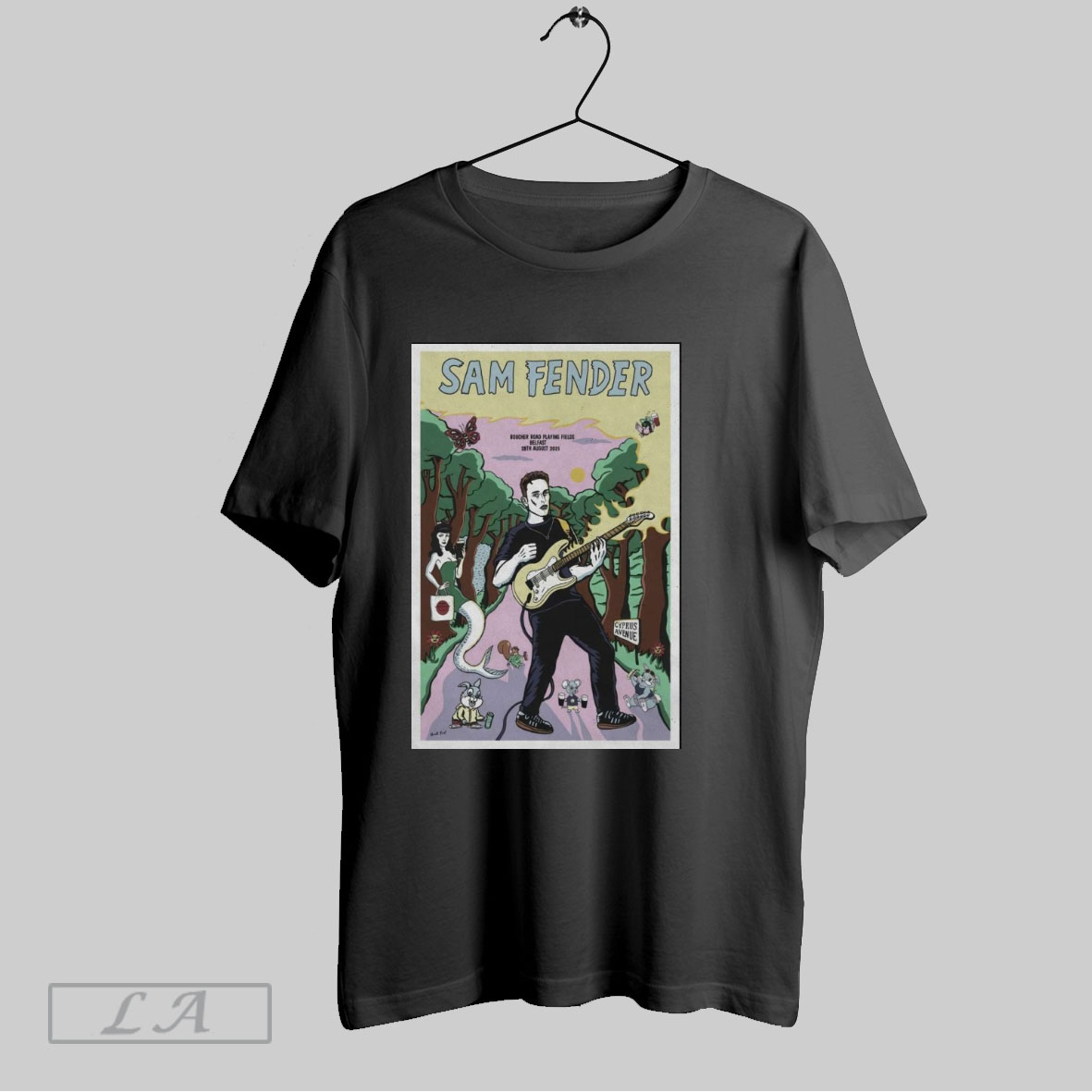 Original Sam Fender Aug 28 2025 Boucher Road Playing Fields In Belfast Uk Poster Shirt