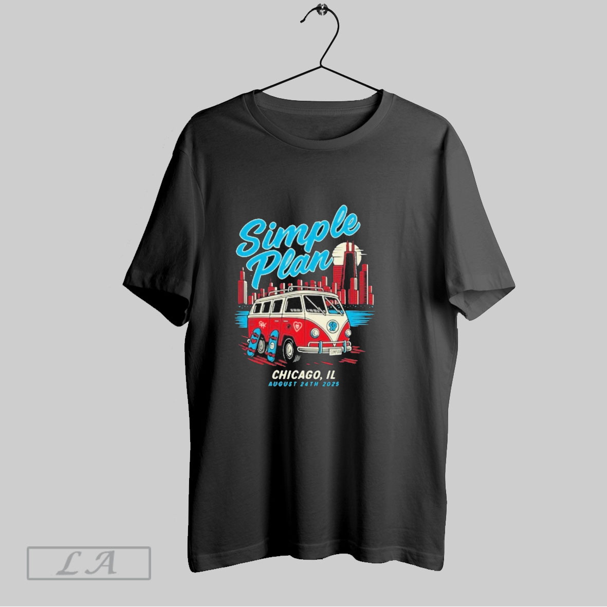 Original Simple Plan Aug 24 2025 Huntington Bank Pavilion At Northerly Island Chicago Il Shirt