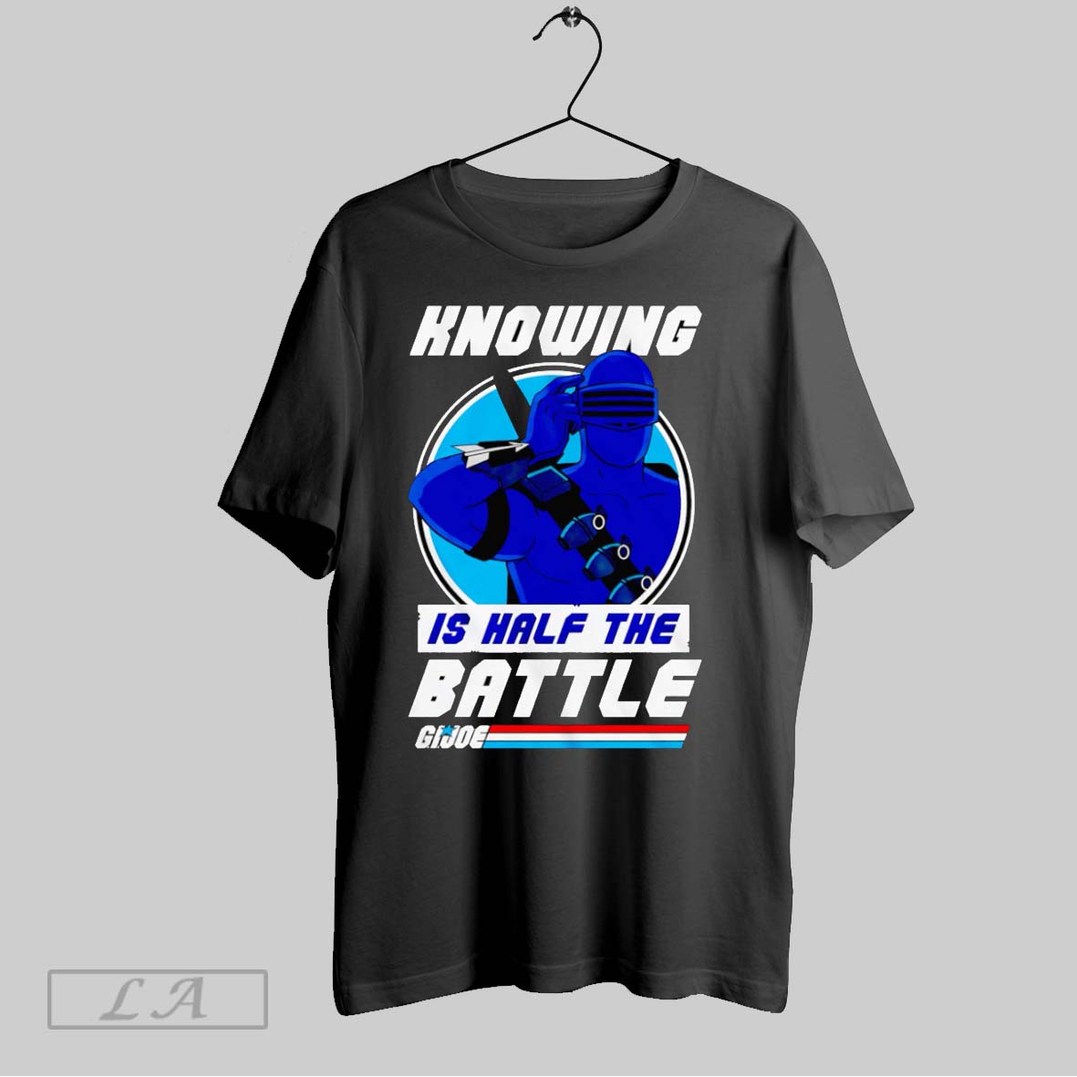 Original Snake Eyes Knowing Is Half The Battle Gi Joe Shirt