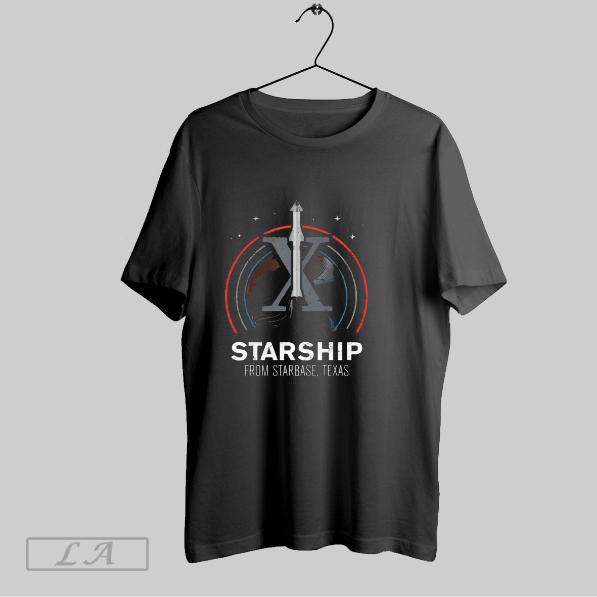Original Starship From Starbase Texas T Shirt