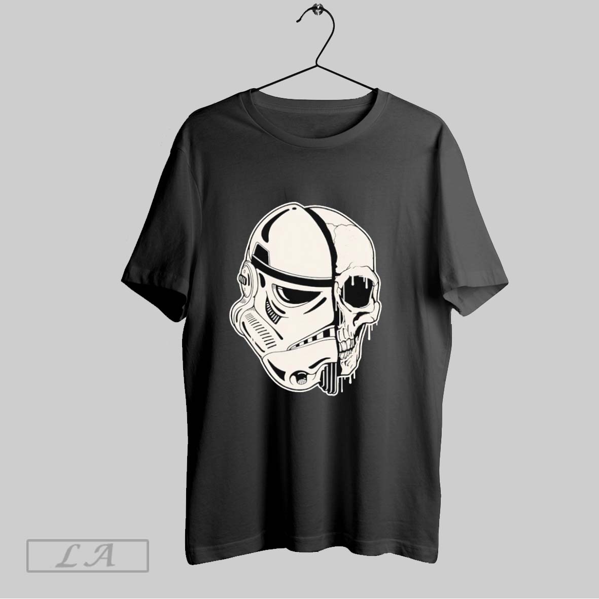 Original Stormtrooper Helmet Revealing A Skull Shirt