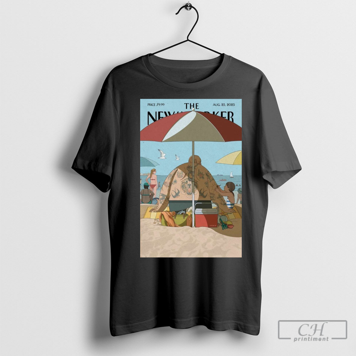 Original The New Yorker Sergio Garcia Sanchez And Lola Morals Artist In Training August 25 2025 T Shirts