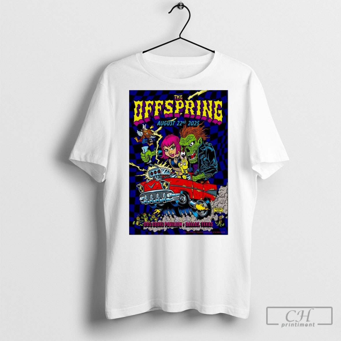 Original The Offspring Dos Equis Pavilion In Dallas Tx August 22 2025 T Shirts