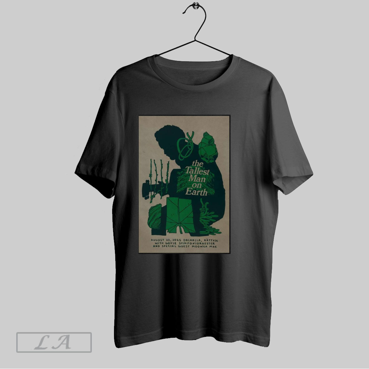 Original The Tallest Man On Earth Dalhalla Rattvik Sweden Aug 23 2025 Poster Shirt
