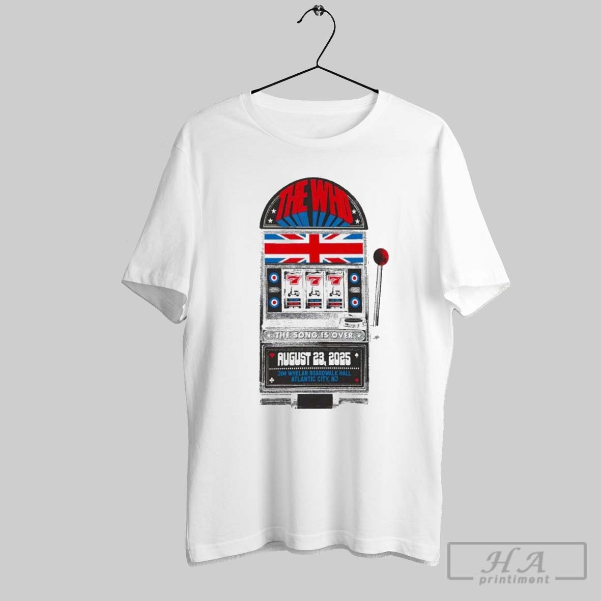 Original The Who Aug 23 2025 Boardwalk Hall In Atlantic City Nj Poster T Shirt