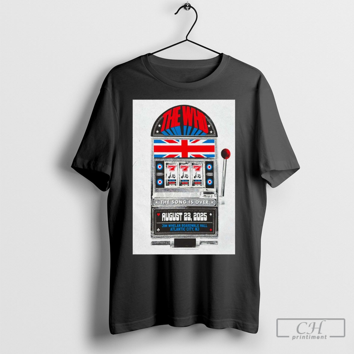 Original The Who The Song Is Over August 23 2025 Boardwalk Hall In Atlantic City Nj T Shirts
