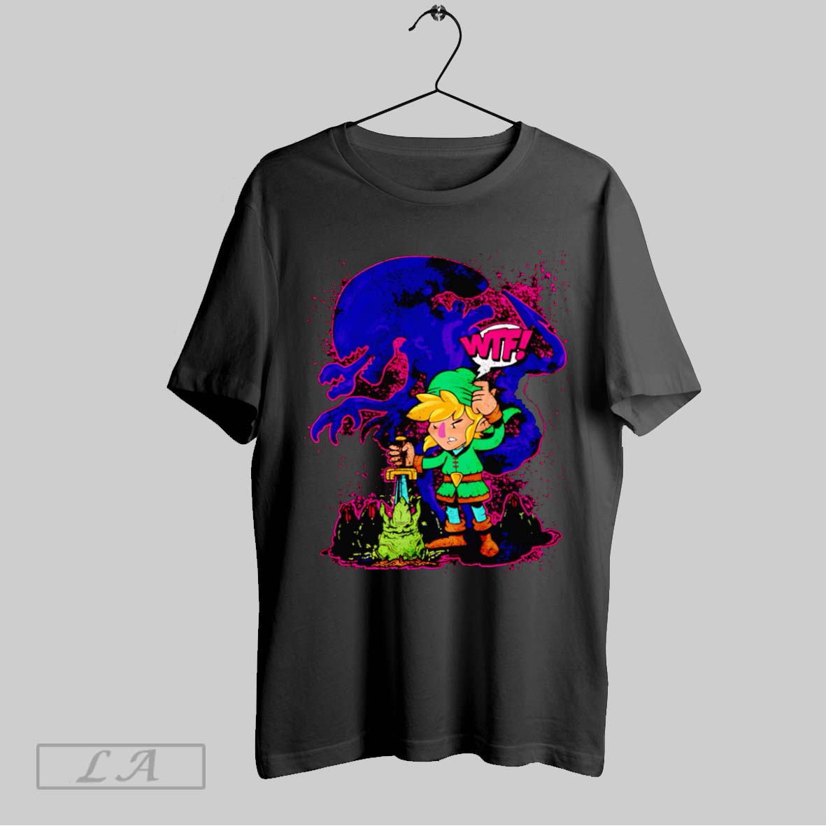 Original This Wasnt Here The Legend Of Zelda And The Alien T Shirt Shirt