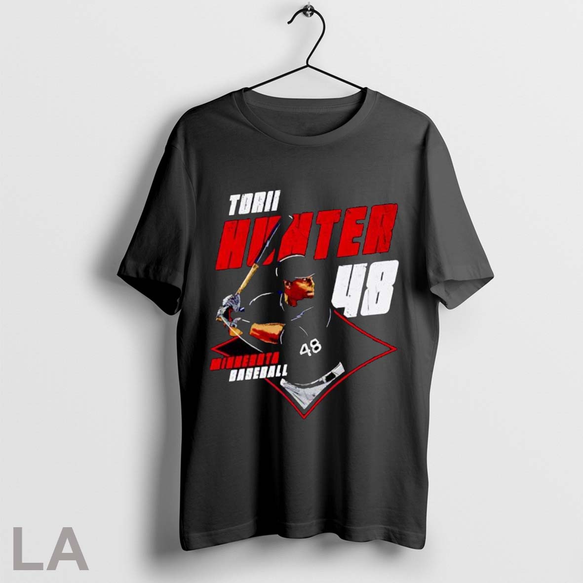 Original Torii Hunter Minnesota Diamond 48 T Shirt Shirt