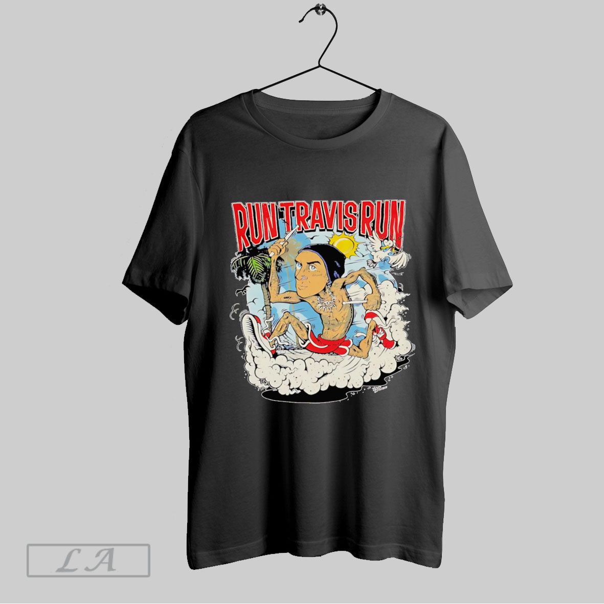 Original Travis Barker Blink 182 Run Travis Run T Shirt Shirt