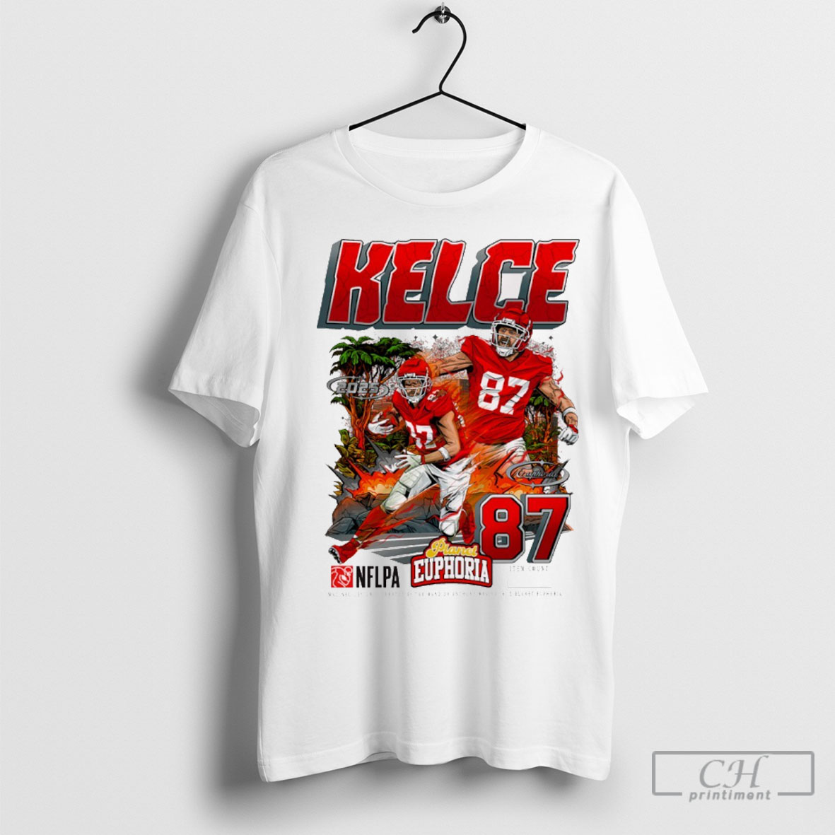 Original Travis Kelce V2 Kansas City Chiefs Nfl Football Planet Euphoria Artwork T Shirts