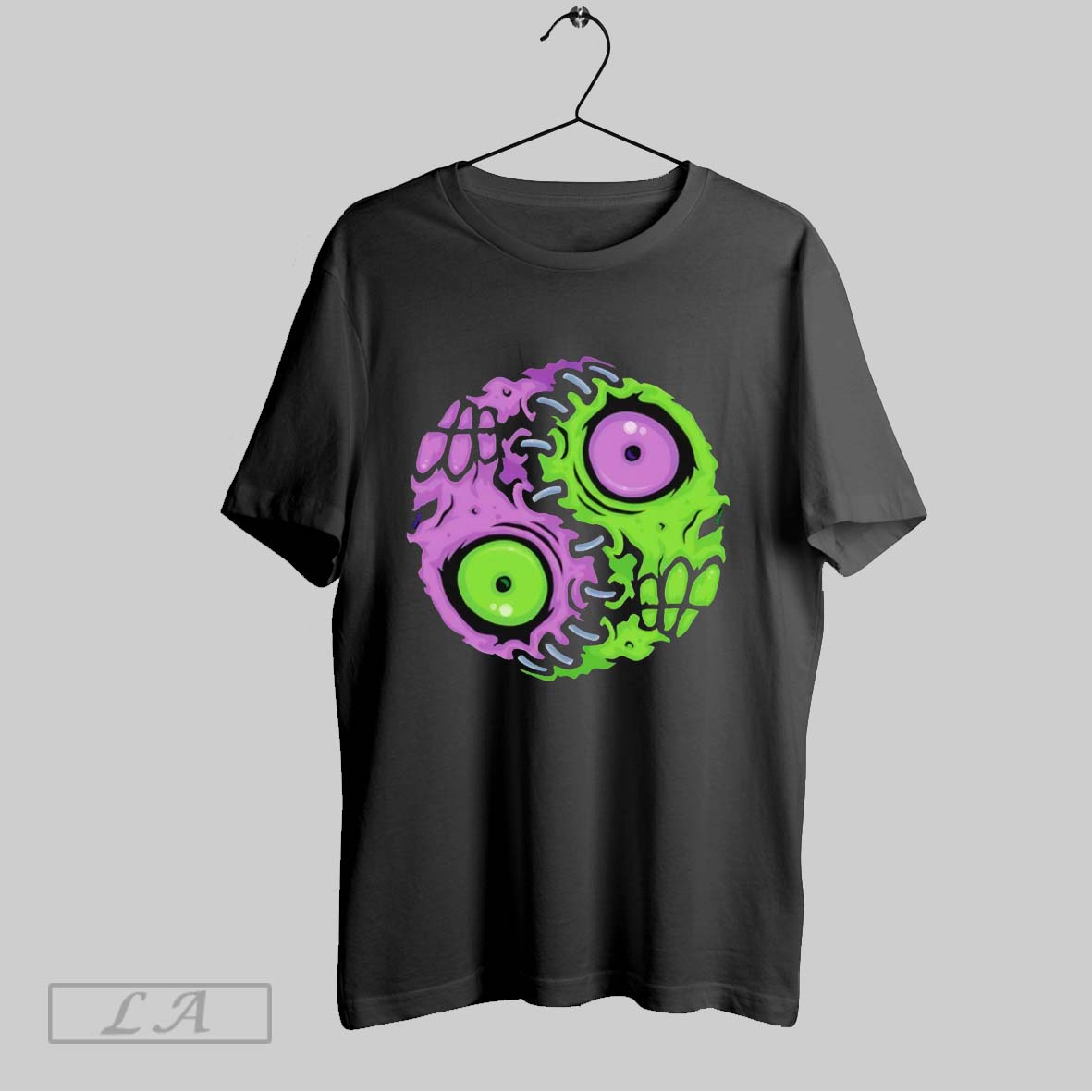 Original Undead Harmony Zombie Yin Yang Shirt