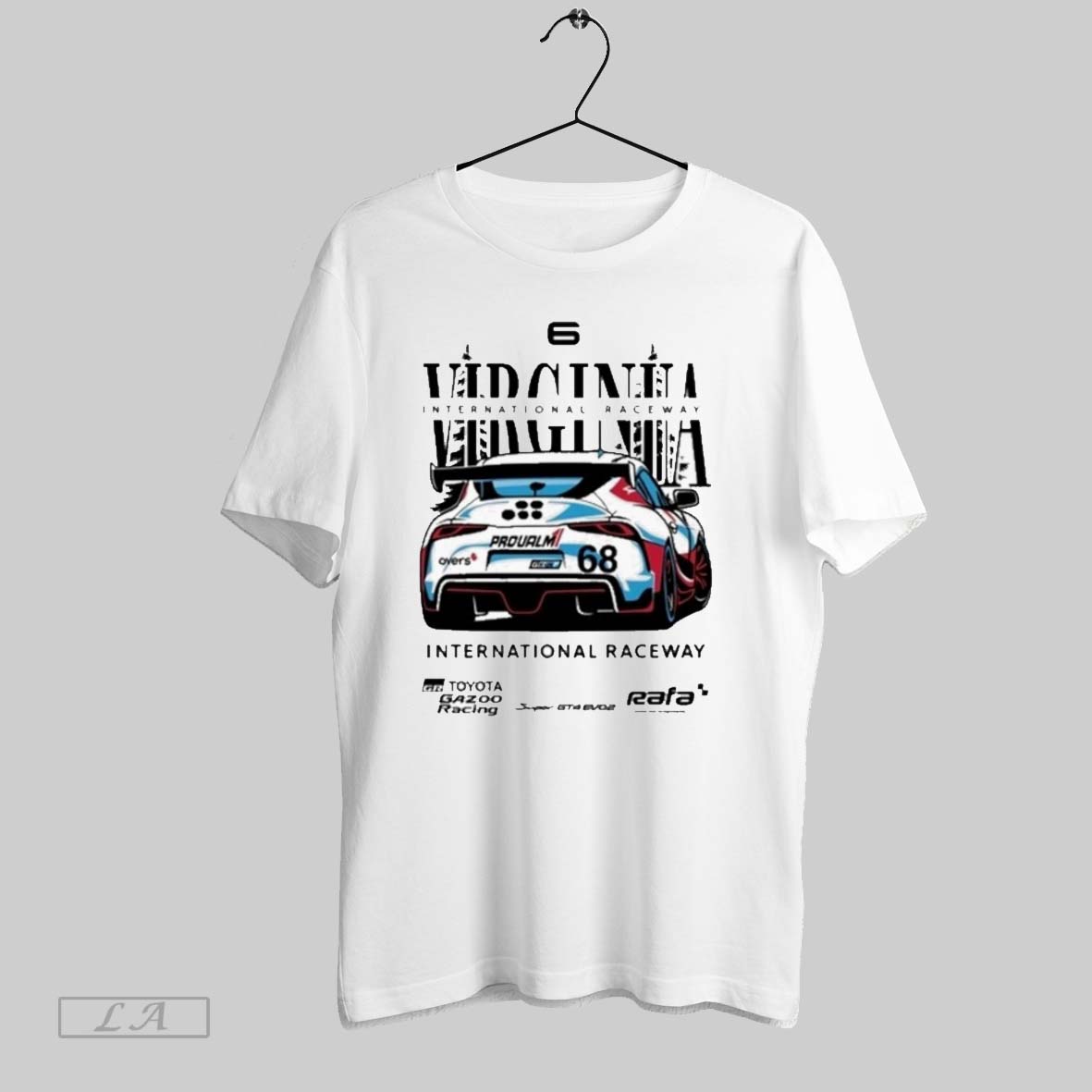 Original Virginia International Raceway Supra Gt4 Evo2 Racing 68 T Shirt