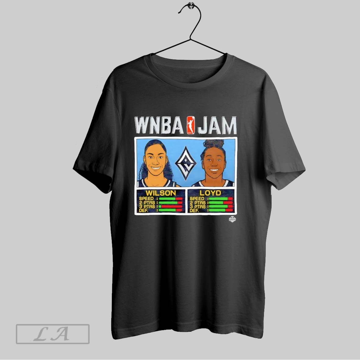 Original Wnba Jam Las Vegas Aces Aja Wilson And Jewell Lloyd Shirt