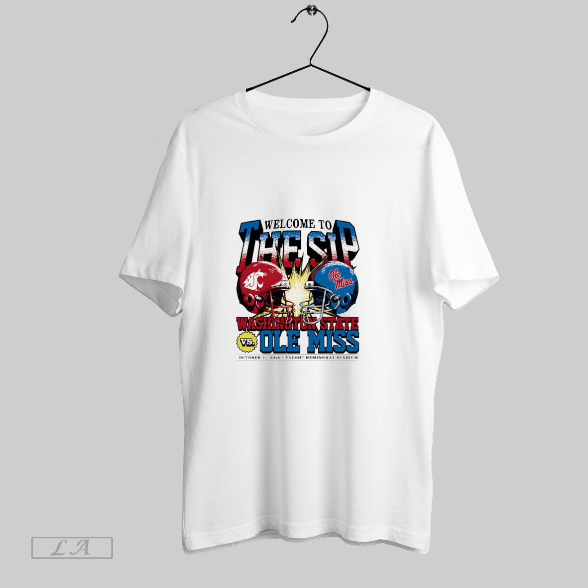 Original Washington State Cougars Vs Ole Miss Rebels Football Game Day 2025 Shirt