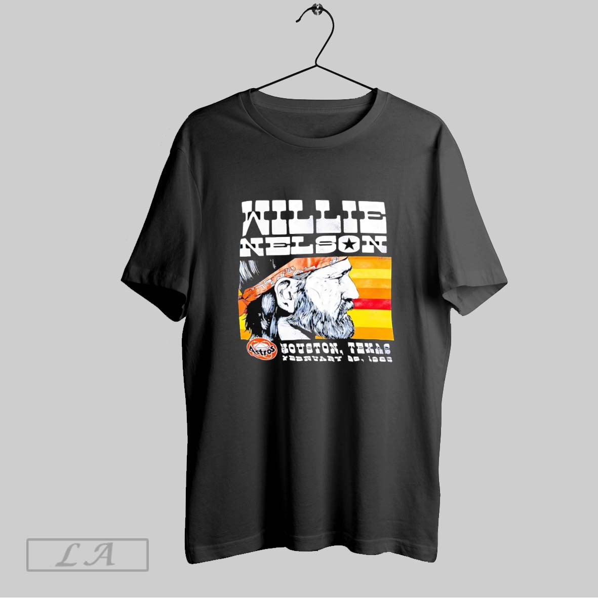Original Willie Nelson Astrodome Houston Texas February 1985 Shirt