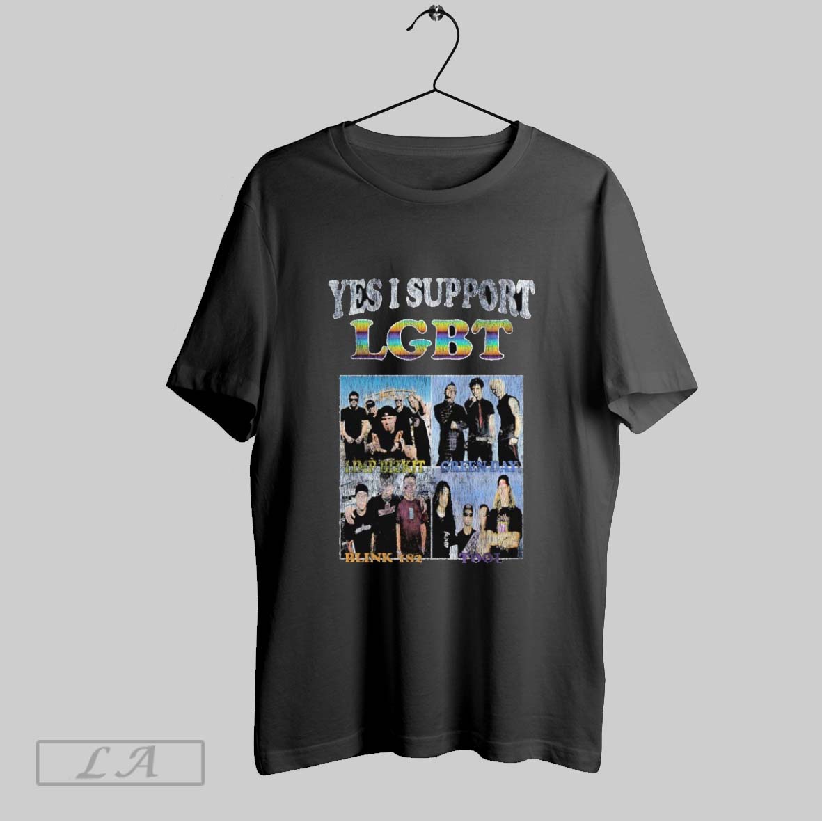Original Yes I Support Lgbt Vintage Shirt
