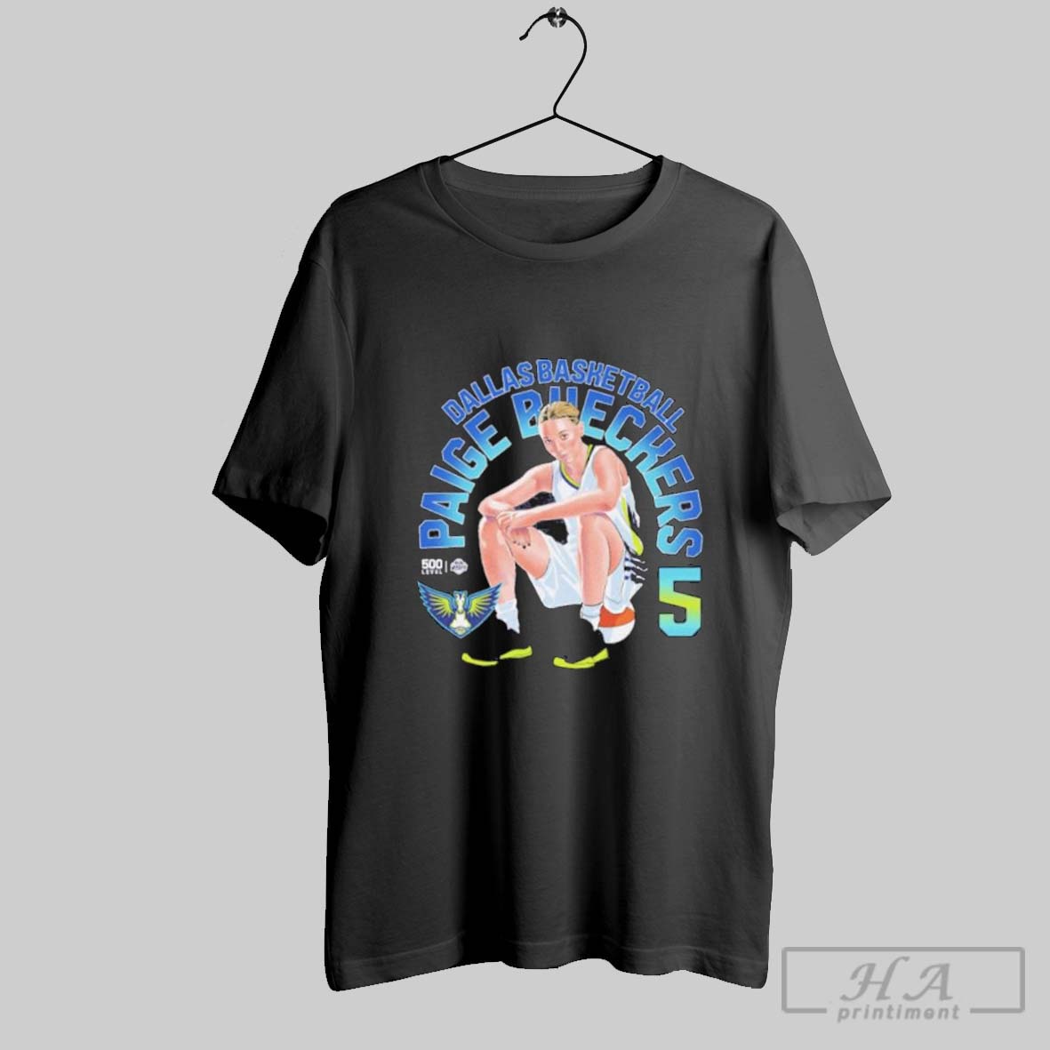 Paige Bueckers Dallas Wings Name Arc Shirt