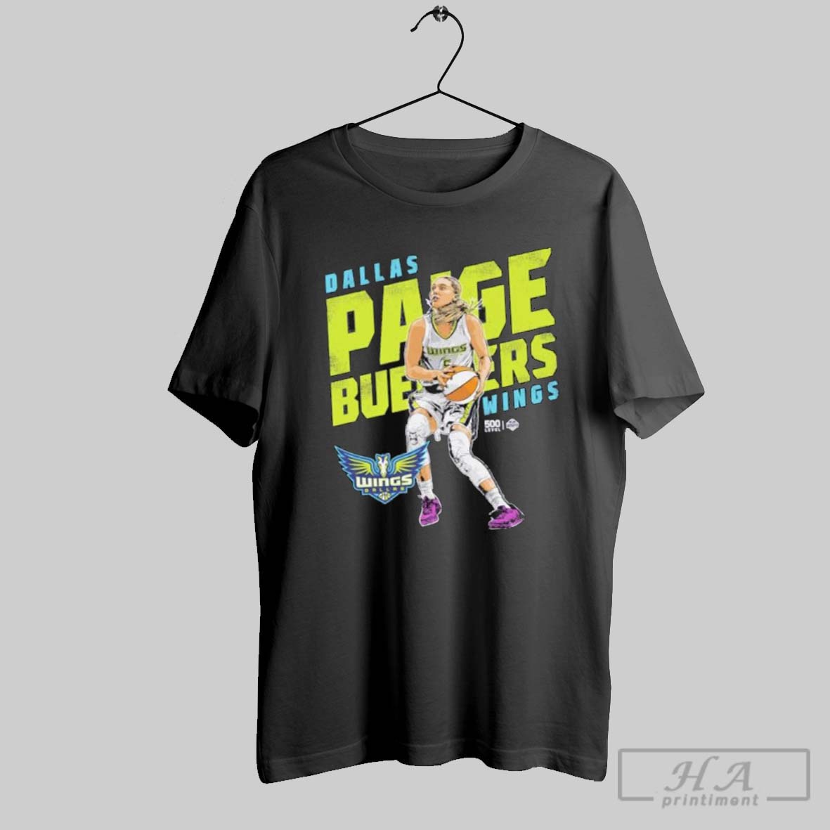 Paige Bueckers Dallas Wings Slant Shirt
