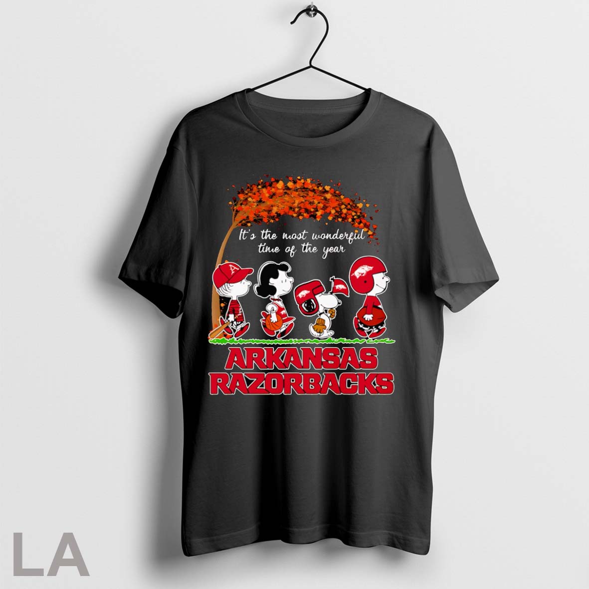 Peanuts Its The Most Wonderful Time Of The Year Arkansas Razorbacks T Shirt Shirt