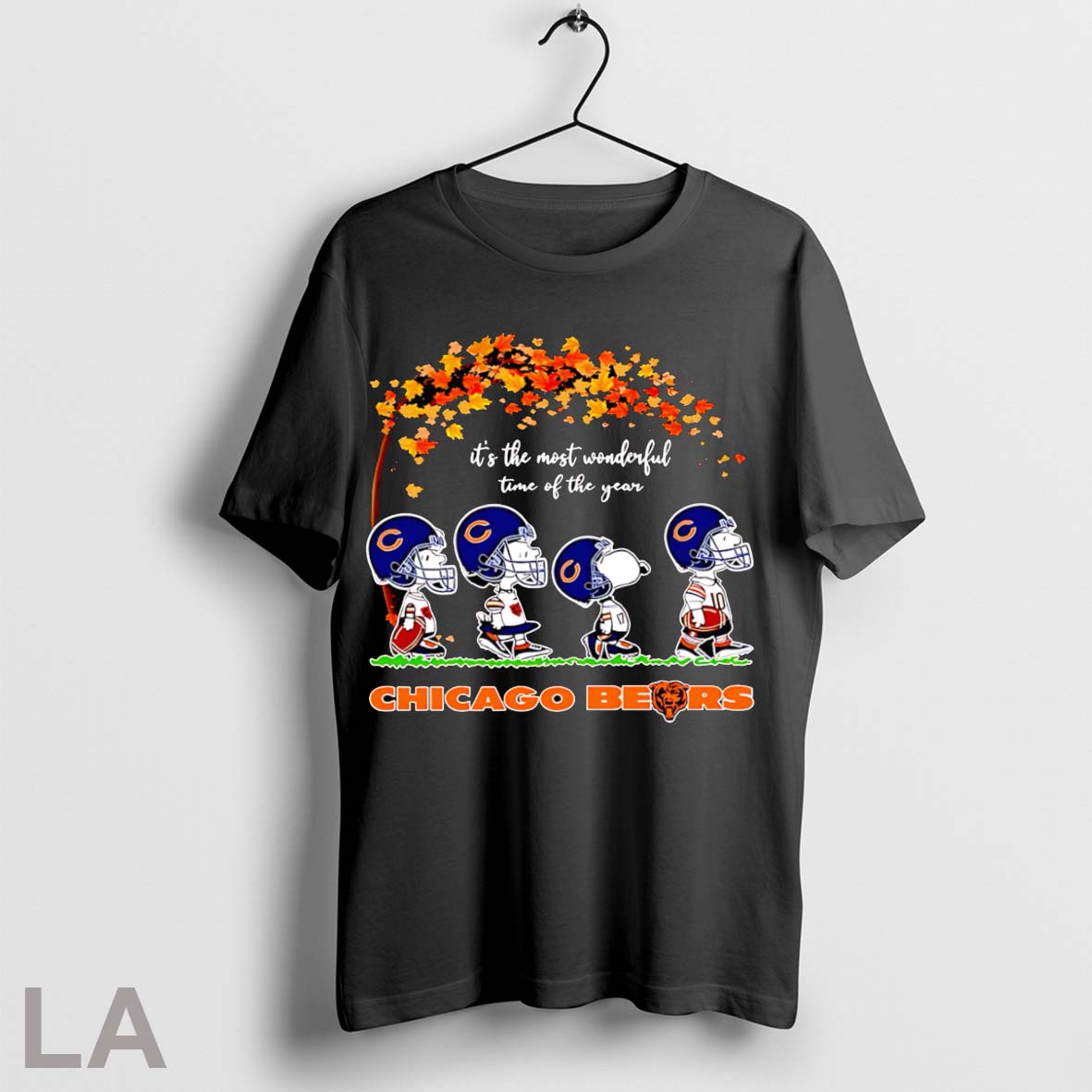 Peanuts Its The Most Wonderful Time Of The Year Chicago Bears Shirt Hoodie Sweater Longsleeve And V Neck T Shirt