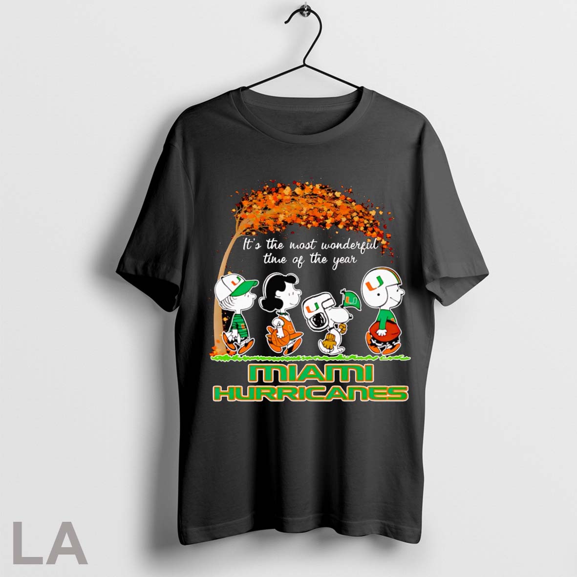 Peanuts Its The Most Wonderful Time Of The Year Miami Hurricanes T Shirt Shirt