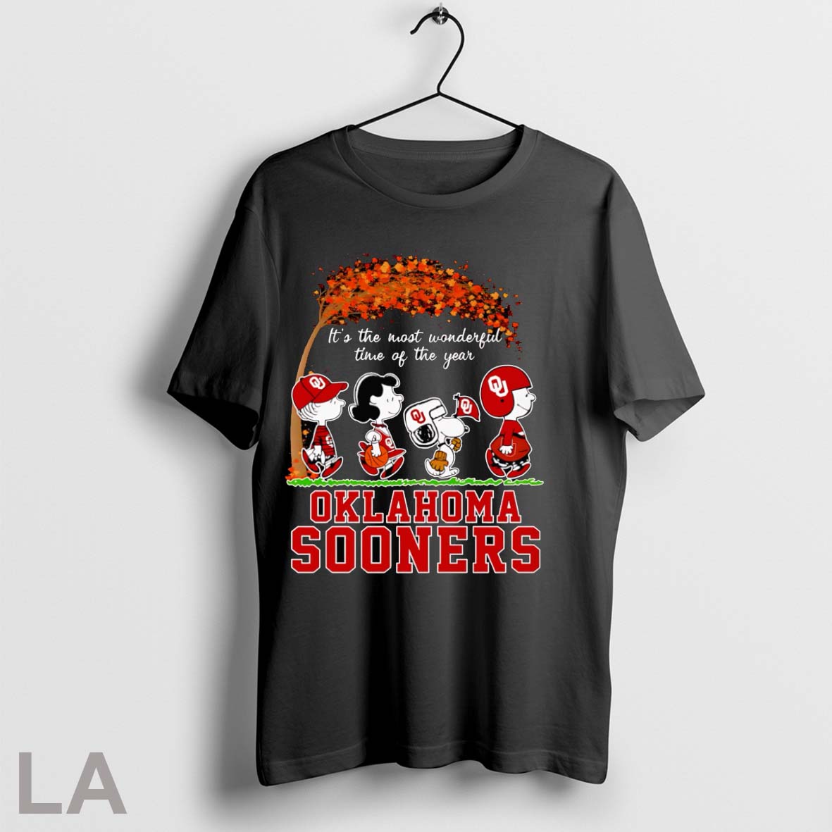 Peanuts Its The Most Wonderful Time Of The Year Oklahoma Sooners T Shirt Shirt
