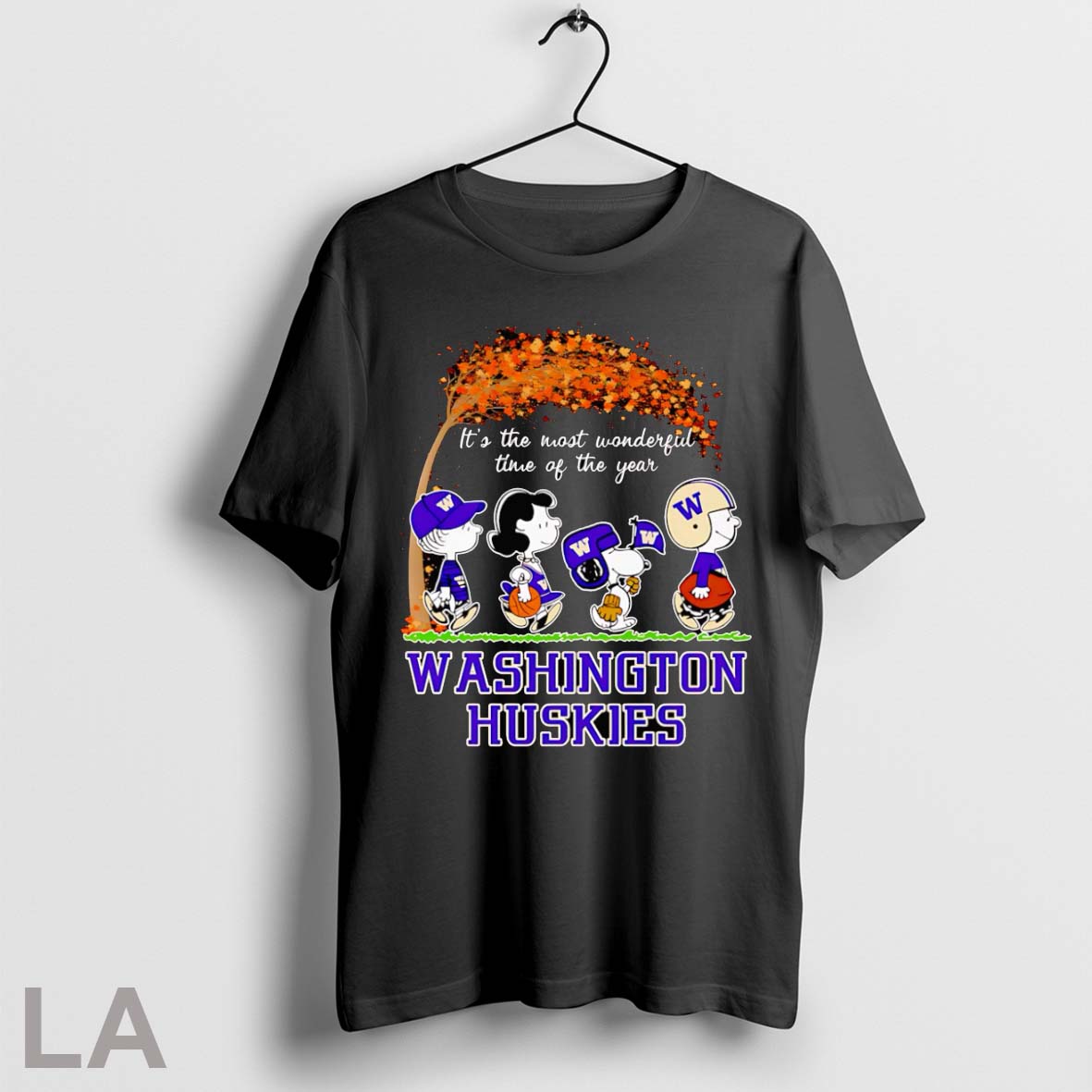 Peanuts Its The Most Wonderful Time Of The Year Washington Huskies T Shirt Shirt