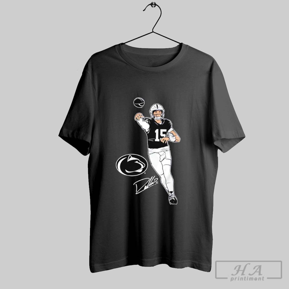 Penn State Nittany Lions Football Drew Allar Superstar Pose Signature Shirt