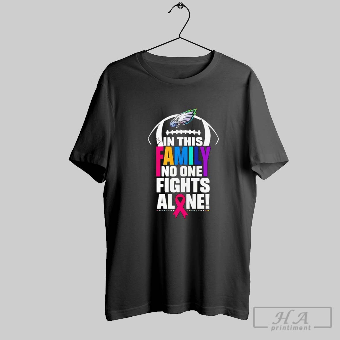 Philadelphia Eagles In This Family No One Fights Alone 2025 Shirt