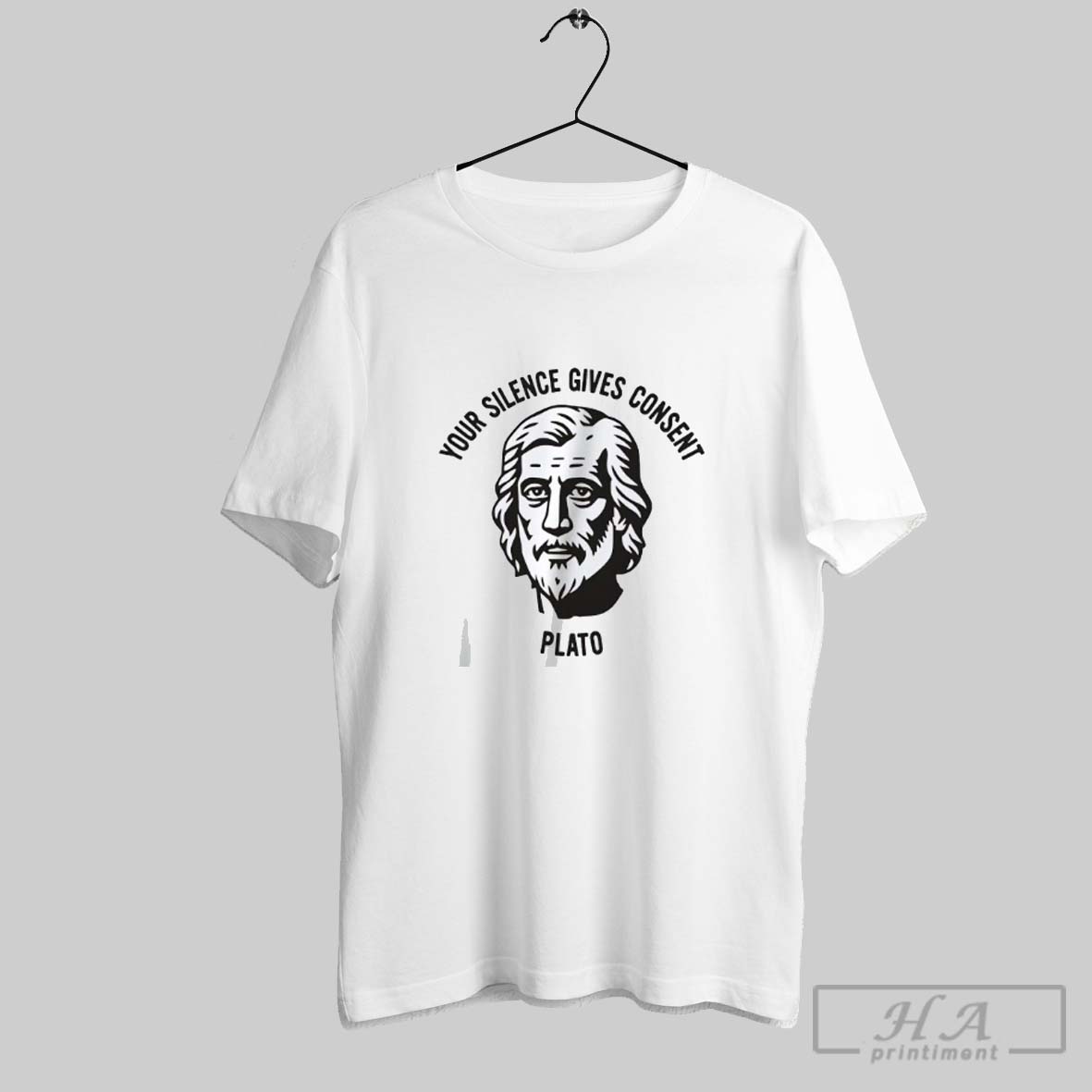 Plato Your Silence Gives Consent Shirt