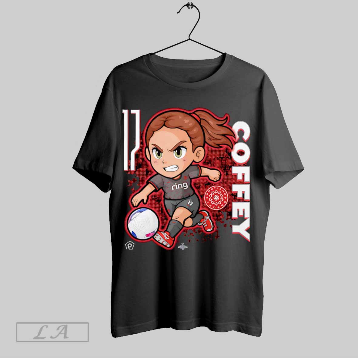 Portland Thorns Sam Coffey Chibi Cartoon Shirt T Shirt