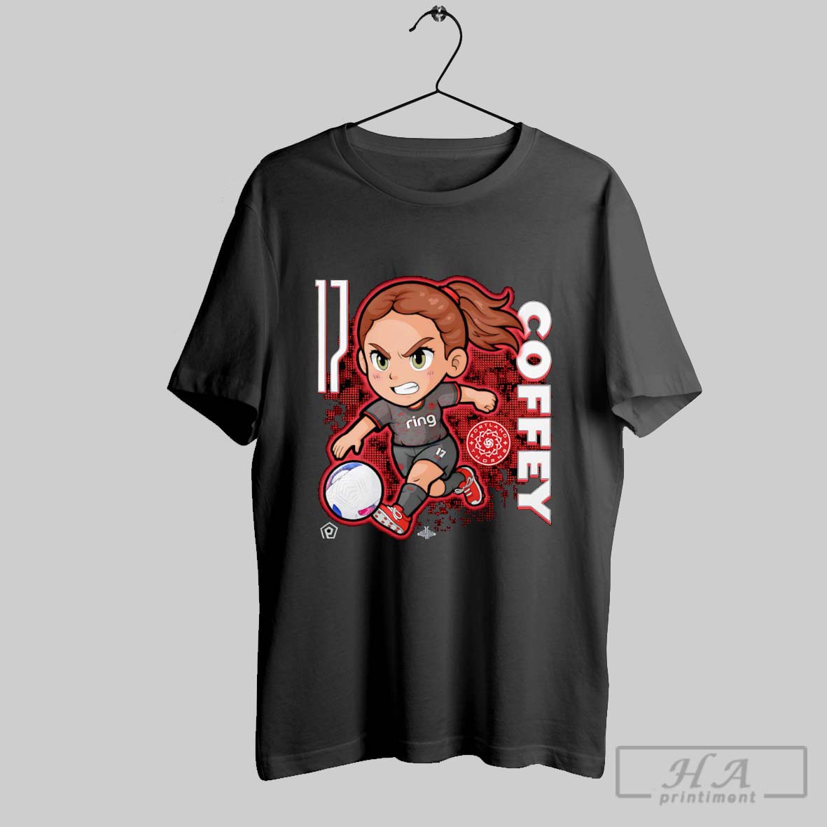 Portland Thorns Sam Coffey Chibi Cartoon Shirt Hoodie Sweater Longsleeve And V Neck T Shirt