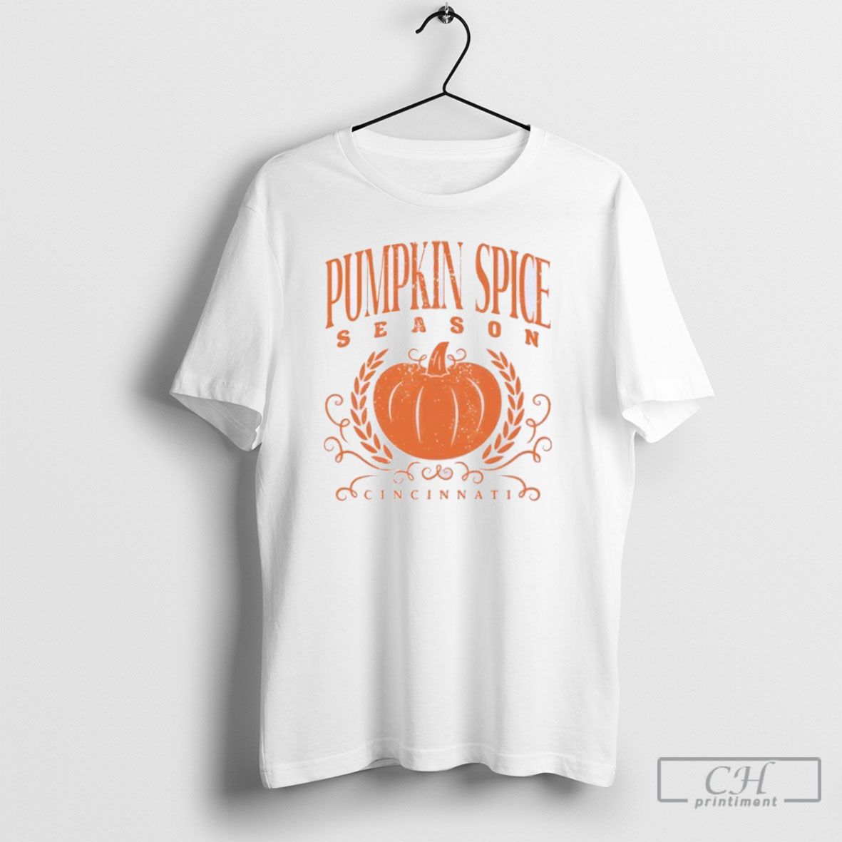 Pumpkin Spice Season Cincinnati Halloween Shirt Hoodie