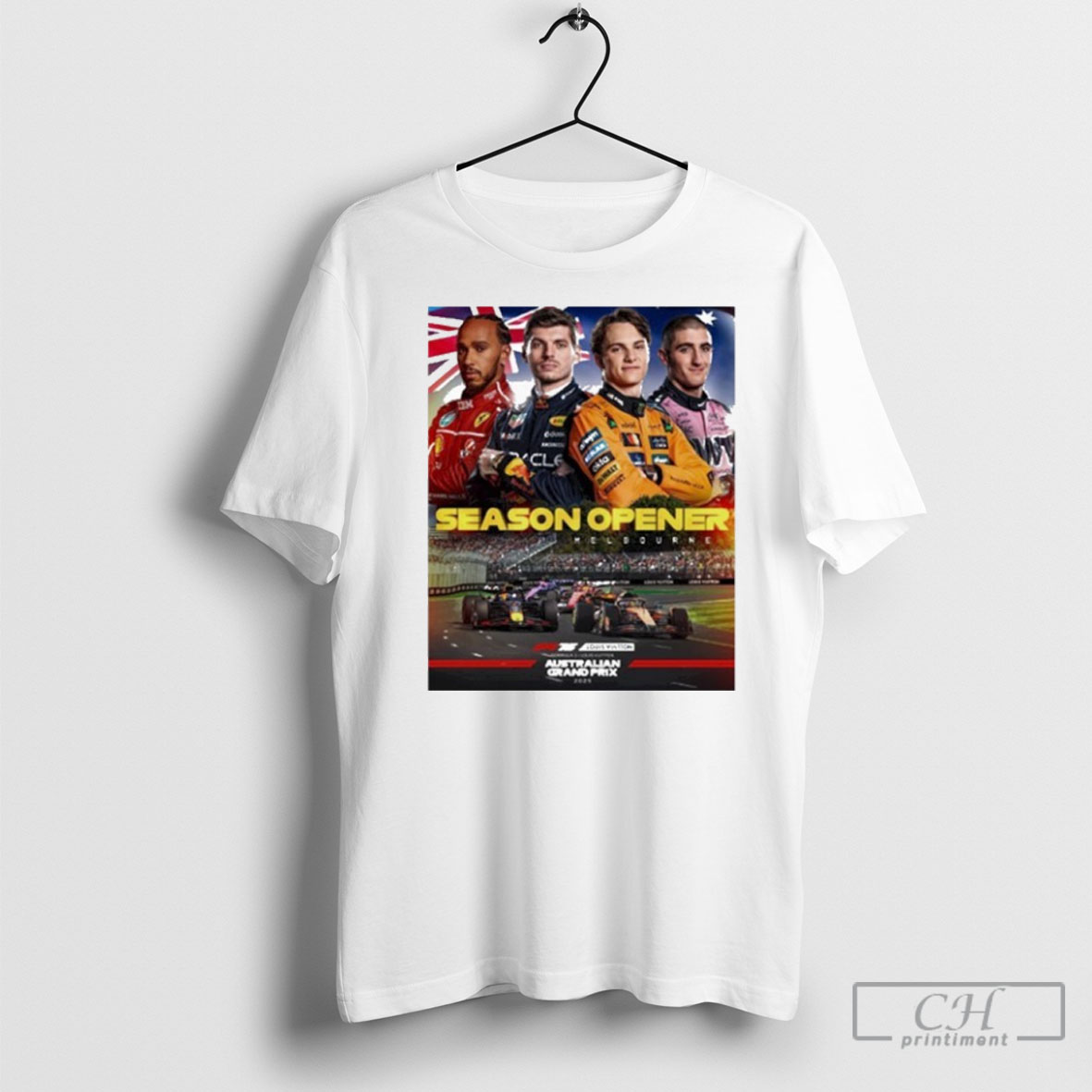 Race Week Season Opener Melbourne Formula 1 Australian Grand Prix 2025 Lewis Hamilton Verstappen Shirt Tee Shirts