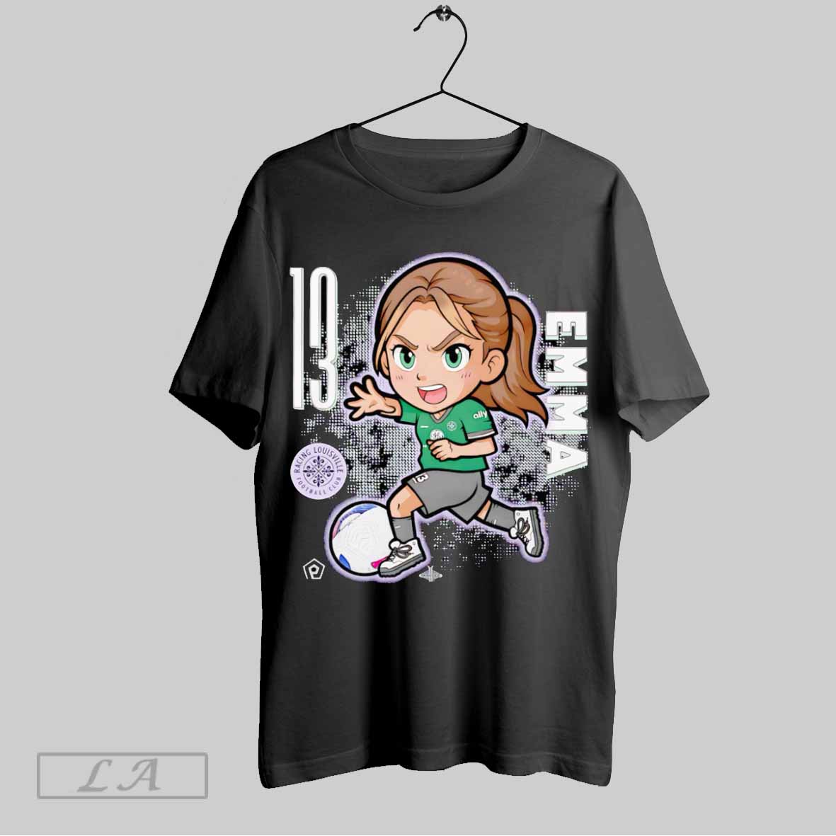Racing Louisville Emma Sears Chibi Cartoon Shirt T Shirt