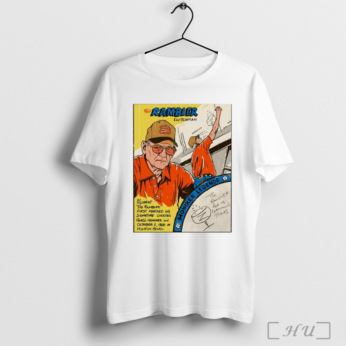Robert The Rambler Switchman Moniker Legends Card Comic T Shirt Sweatshirt