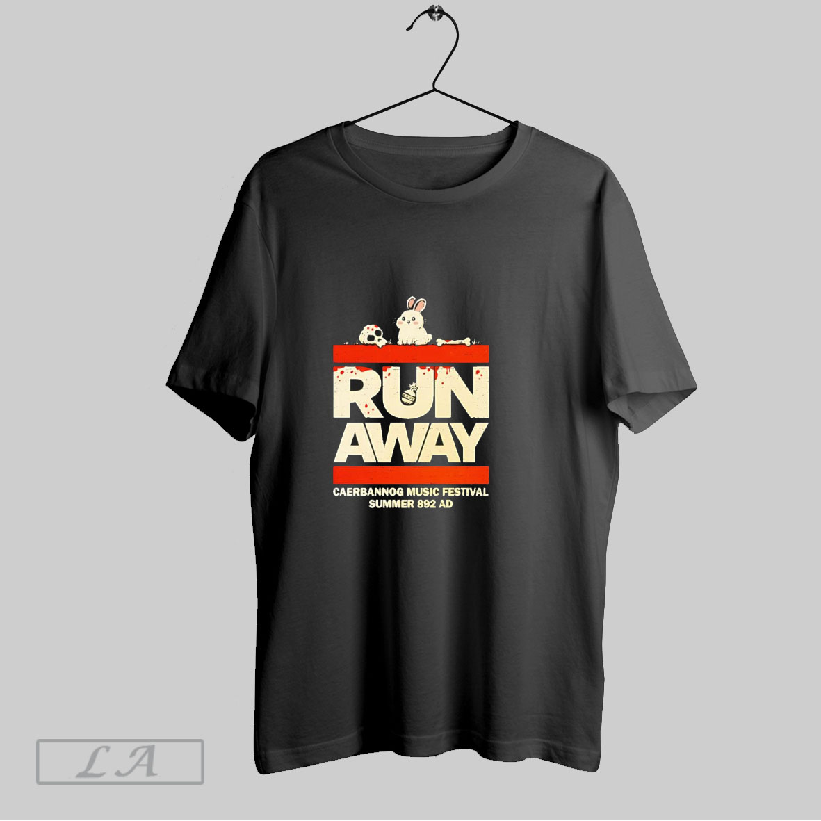 Run Away Rabbit Of Caerbannog Music Festival Summer 892ad Cartoon Shirt