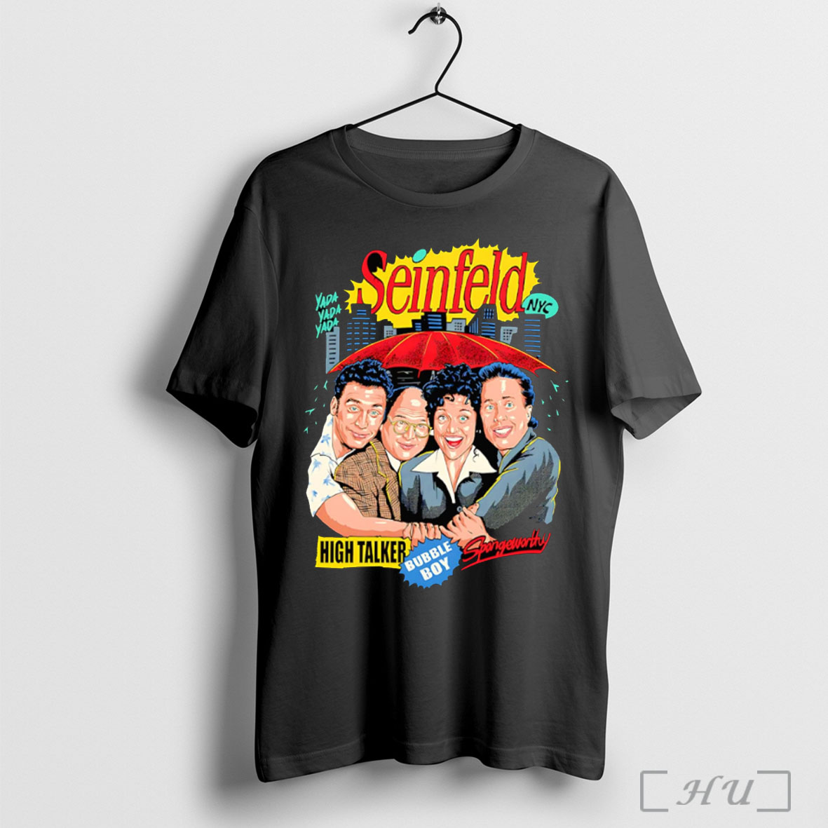 Seinfeld High Talker Bubble Boy Spongeworthy Cast T Shirt Sweatshirt