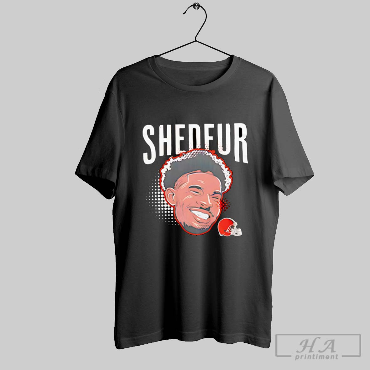 Shedeur Sanders Brown Cleveland Browns Graphic Shirt